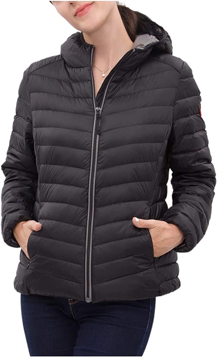 Rokka&Rolla Women's Lightweight Packable Down Puffer Jacket Coat