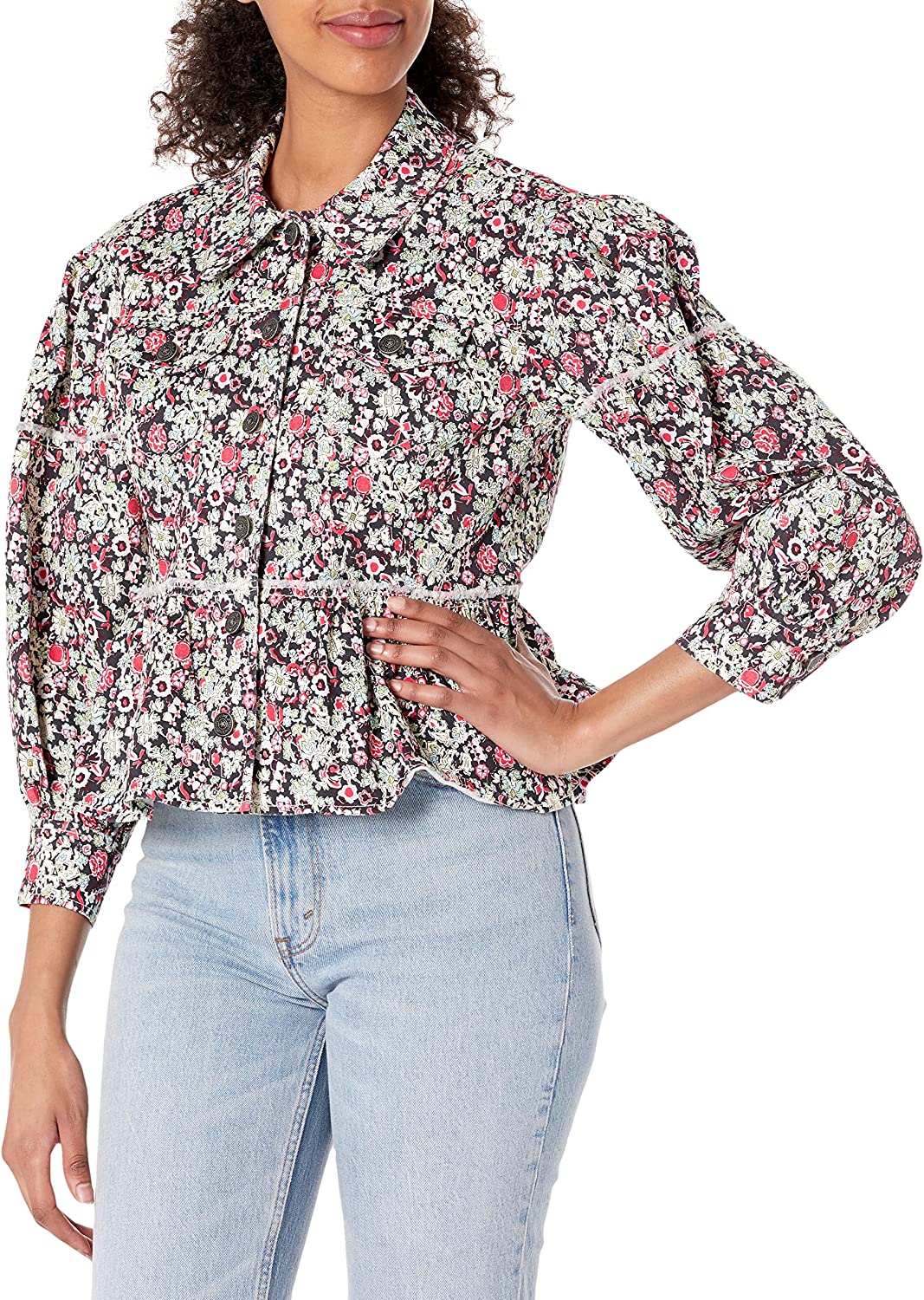 Cinq à Sept Women's Party Print Lizzie Jacket