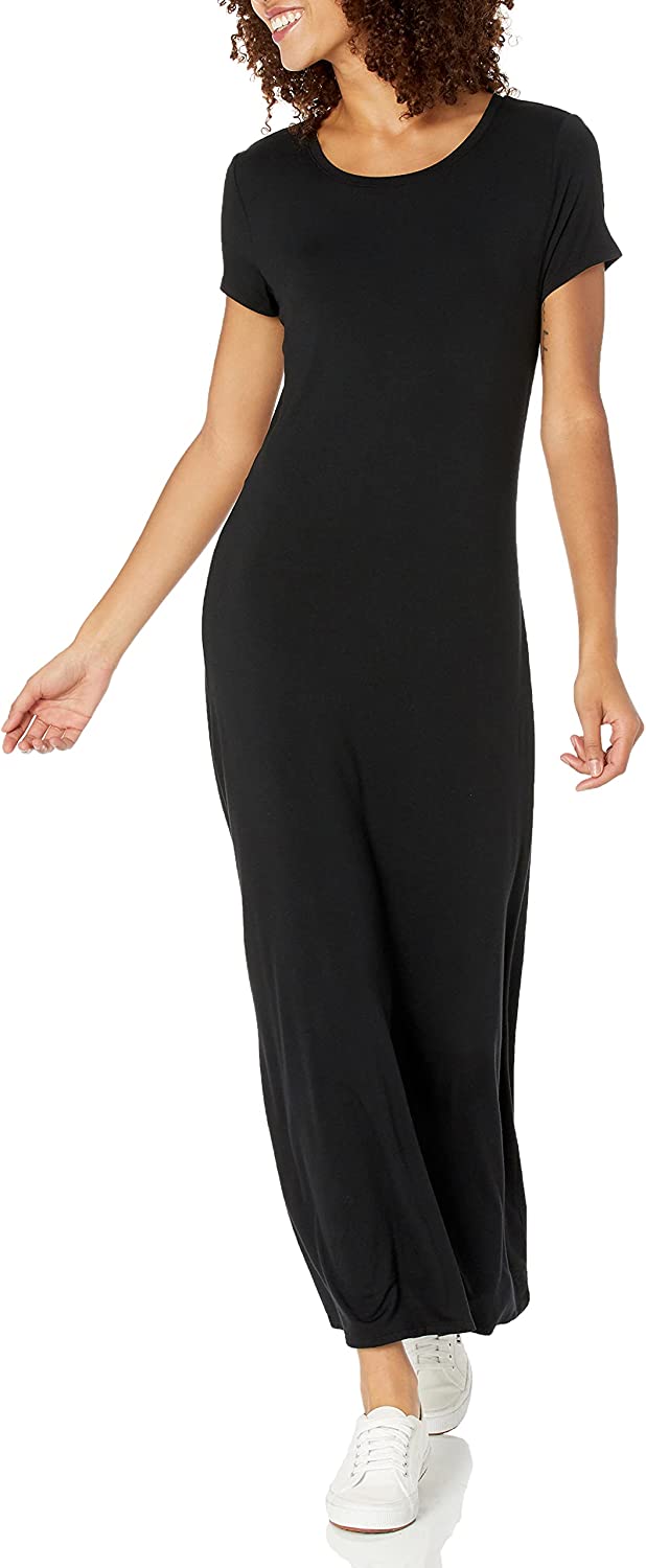 Women's Short-Sleeve Maxi Dress