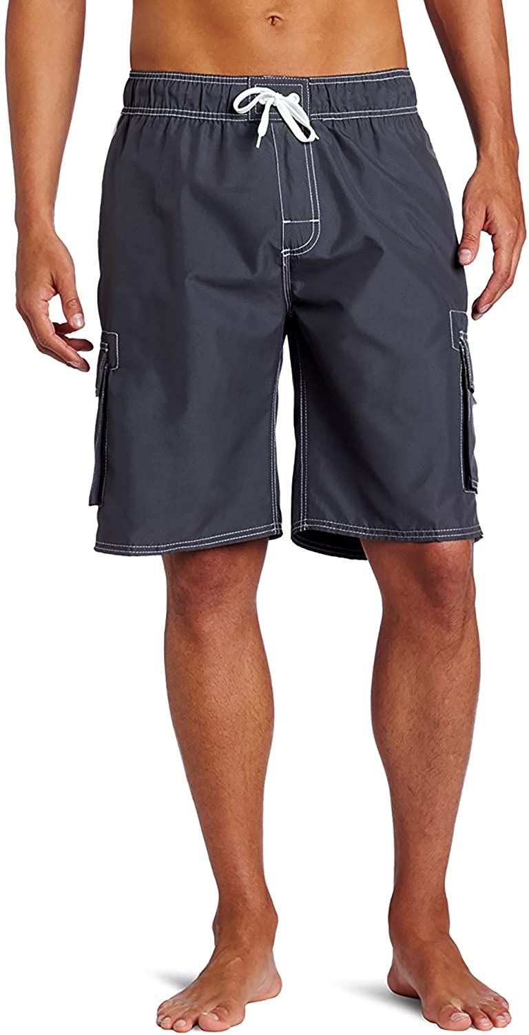 Kanu Surf Men's Barracuda Swim Trunks (Regular & Extended Sizes)