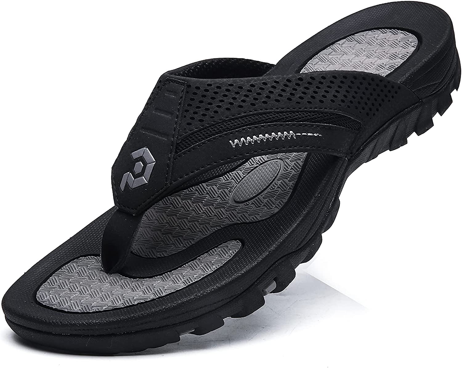 Men's Flip-Flops, Thongs Sandals Durable Comfort Slippers for Beach