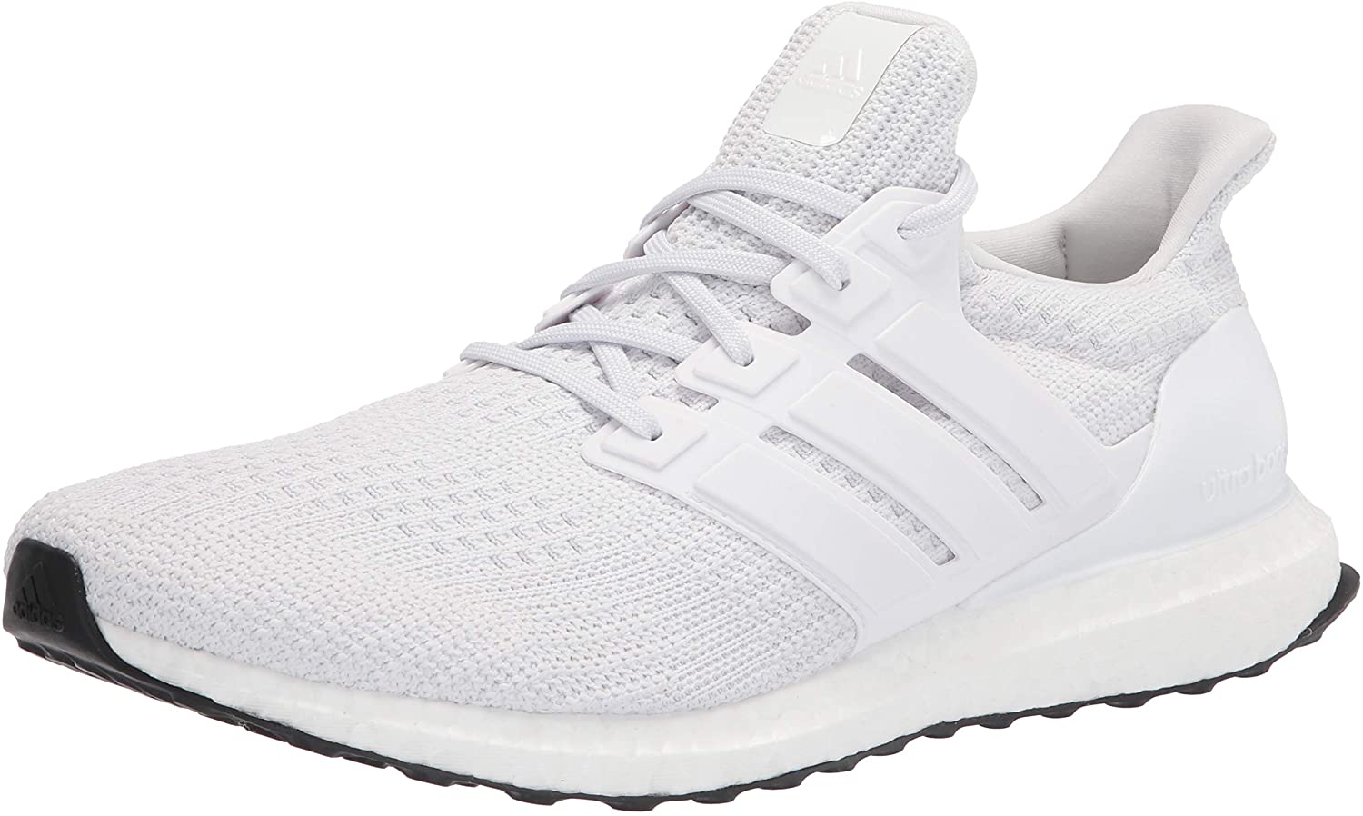 adidas Men's Ultraboost 4.0 DNA Running Shoe, White/White/Black, 12.5