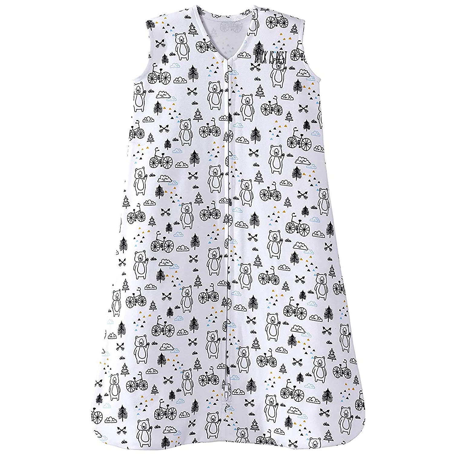 HALO Sleepsack 100% Cotton Wearable Blanket, TOG 0.5, Huggy Bears, Large