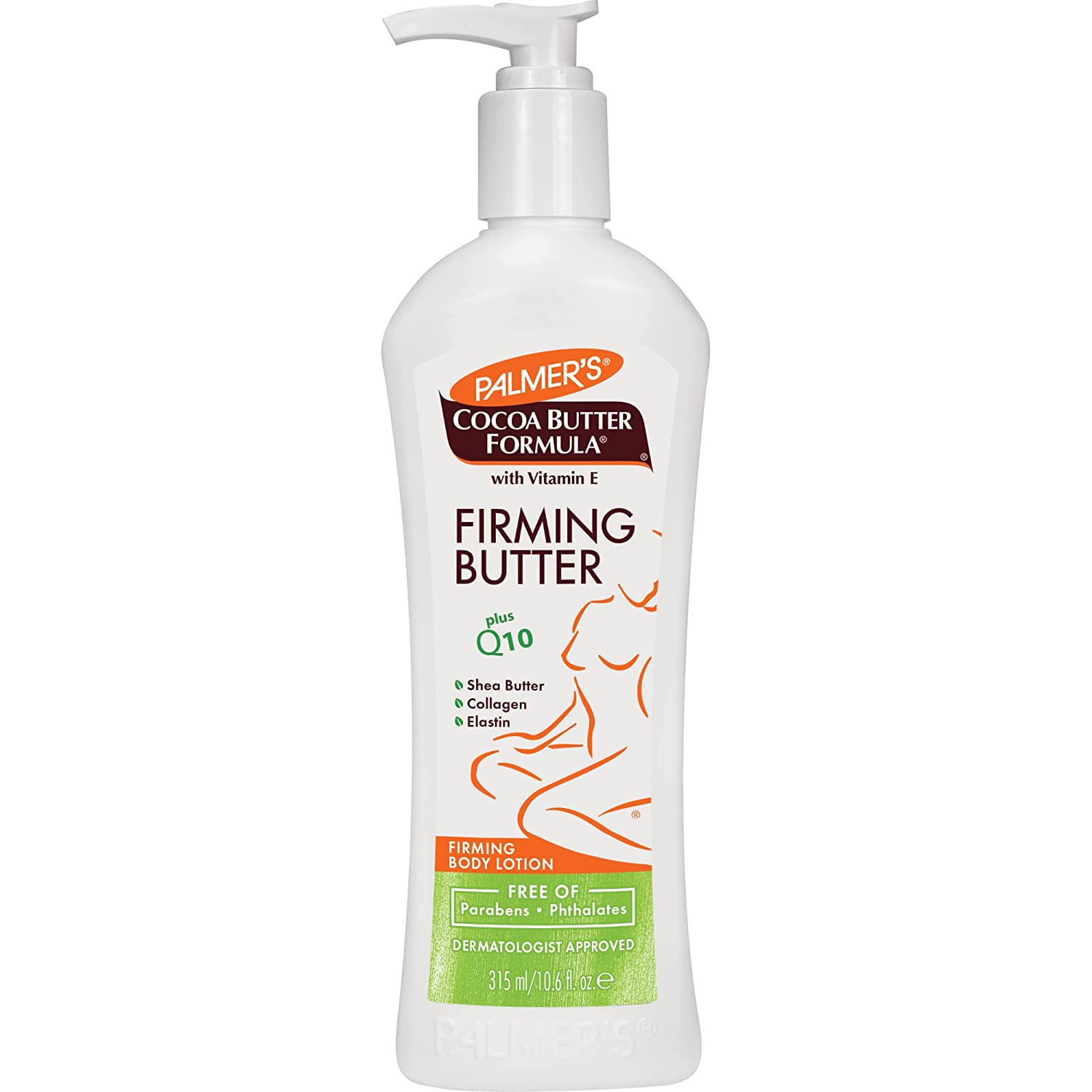Palmer's Cocoa Butter Formula with Vitamin E + Q10 Firming Butter Body Lotion, White, 10.6 Fl Oz (Pack of 1)