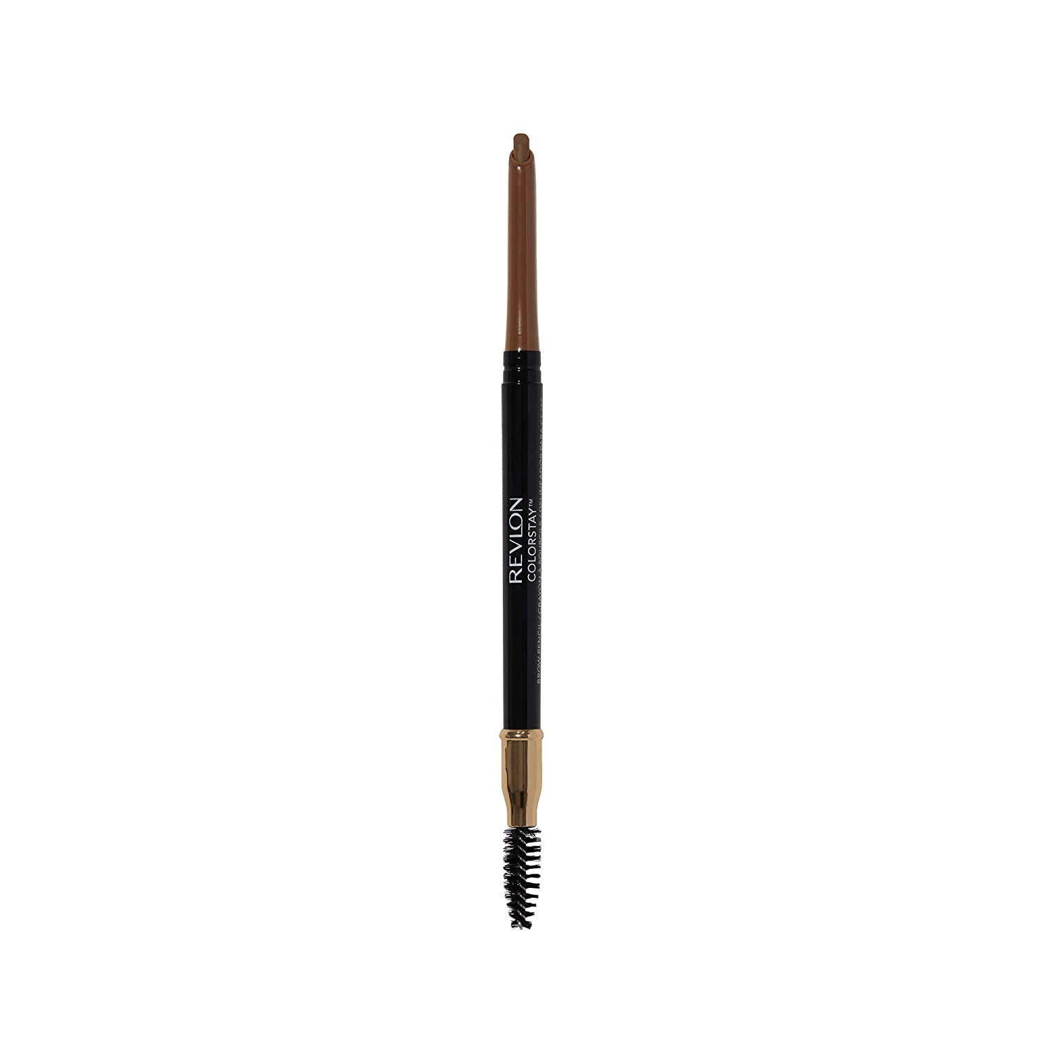 Eyebrow Pencil by Revlon, Colorstay Eye Makeup with Eyebrow Spoolie, Waterproof, Longwearing Angled Precision Tip, 210 Soft Brown, 0.01 Oz (Pack of 1)