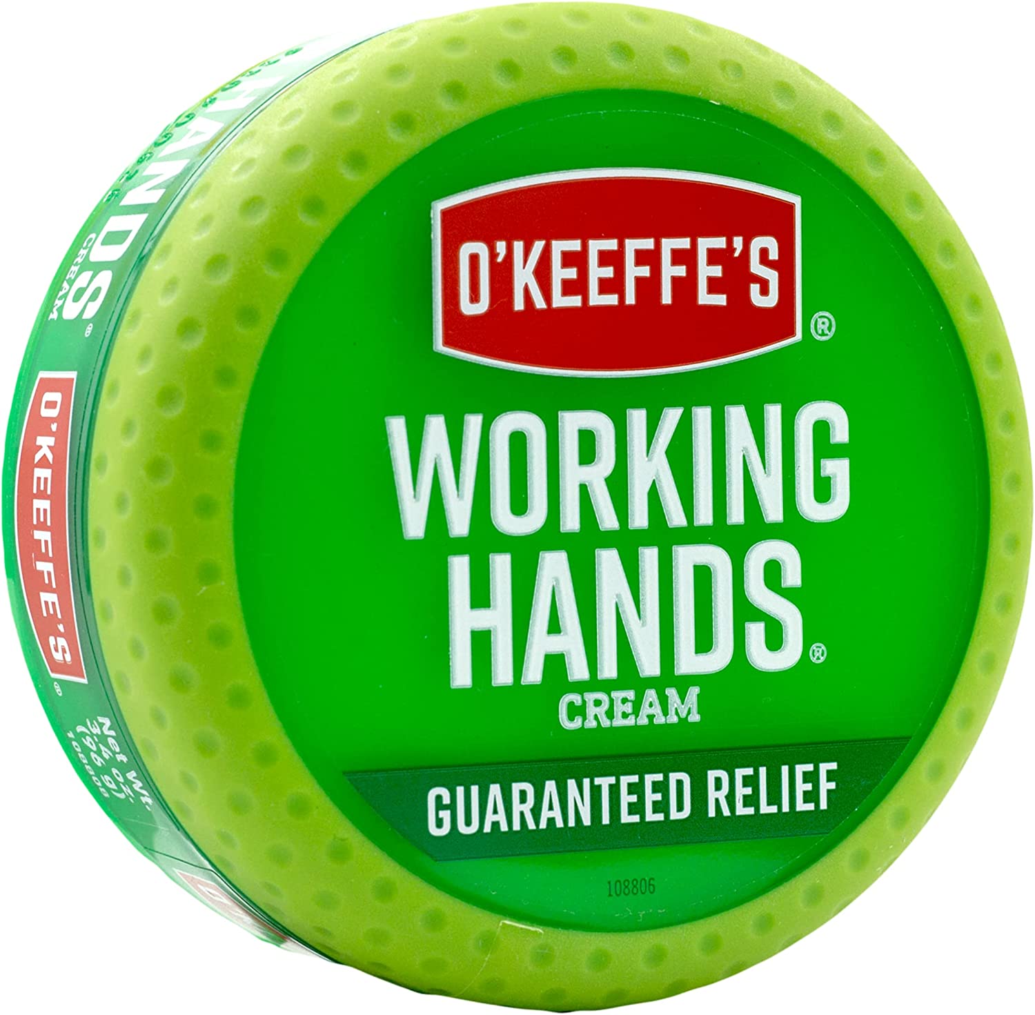 O'Keeffe's Working Hands Hand Cream for Extremely Dry, Cracked Hands, 3.4 Ounce Jar, (Pack 1)