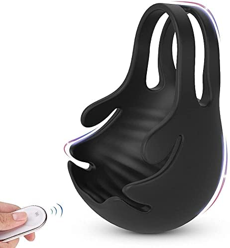 Male Penis Enhancer Cock Ring Testicular Stimulator Vibrator Sex Toys for Men