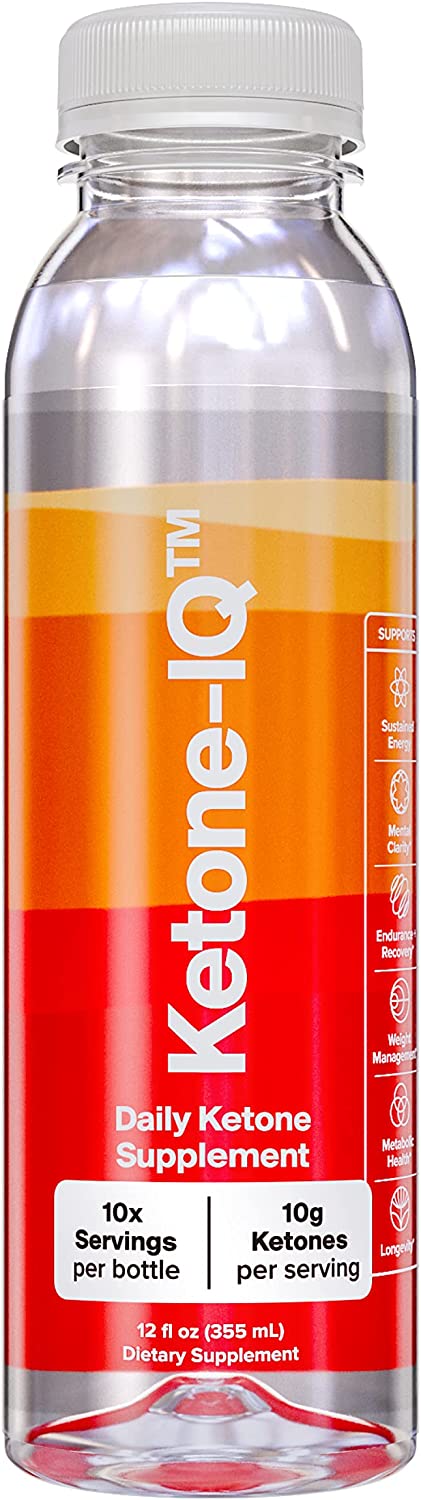 H.V.M.N. Ketone IQ | Clean, Natural Energy to Power Your Brain & Body | Sugar Free, Caffeine Free, No Salt | 10 Servings of Drinkable Ketones to Rapidly Elevate Ketone Levels | Keto Diet NOT Required