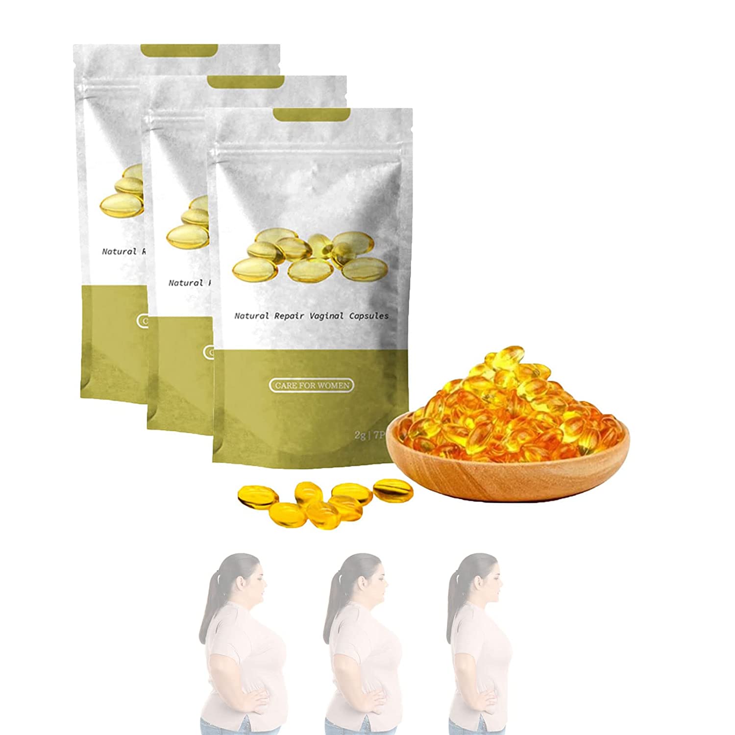 AnnieCare Instant Anti-Itch Detox Slimming Products, Annie Care Natural Detox Viginal Gel, Detox and Slimming & Firming Repair & Pink and Tender Natural Capsules (3 Box)