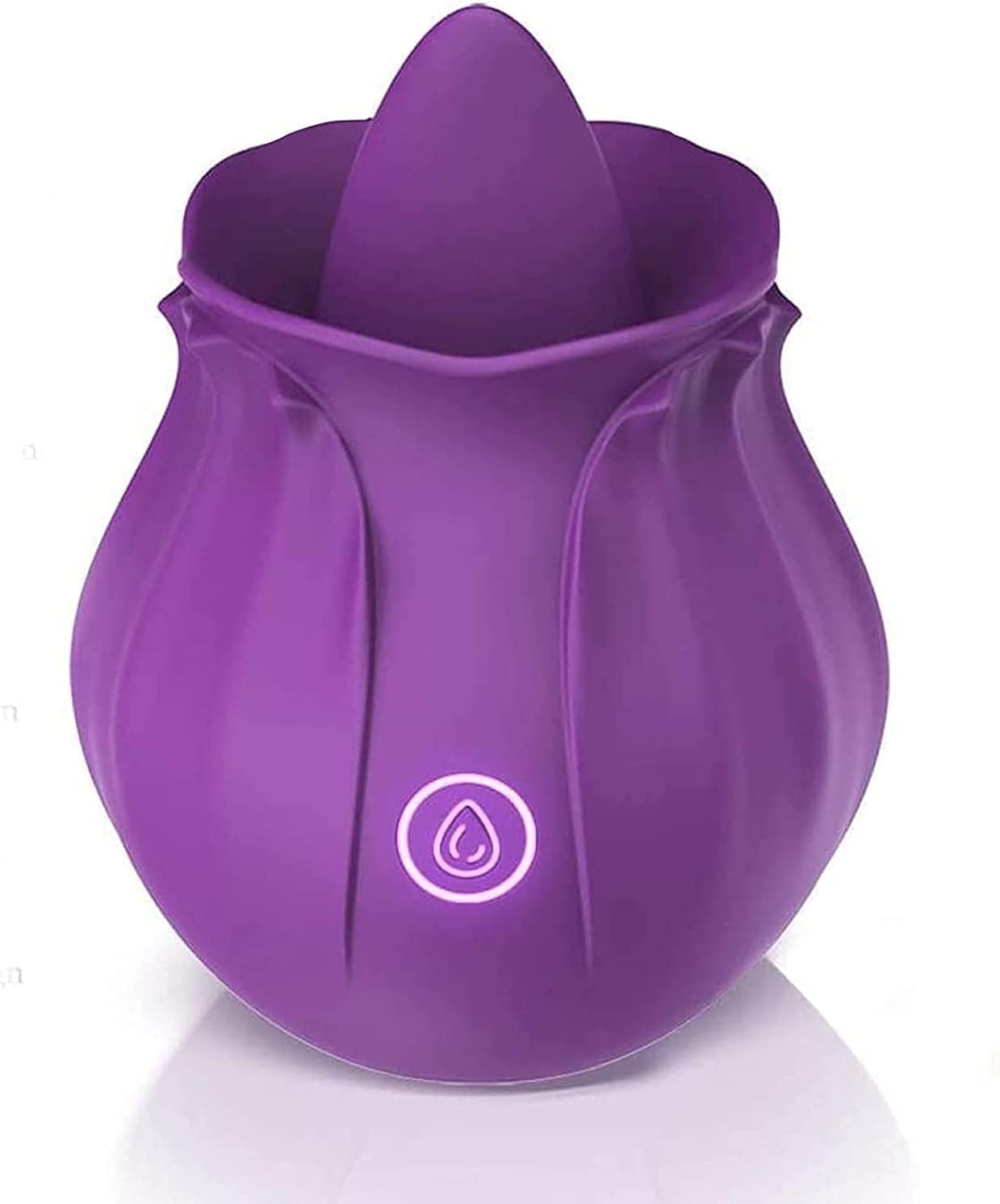 Rose Toy for Women, Clitoral Tongue Vibrator Licking Toy with 10 Modes & 10 Powerful Vibration, Nipples Clitorals G spot Stimulator for Women, Mini Tongue Licker Adult Sex Toys for Couples