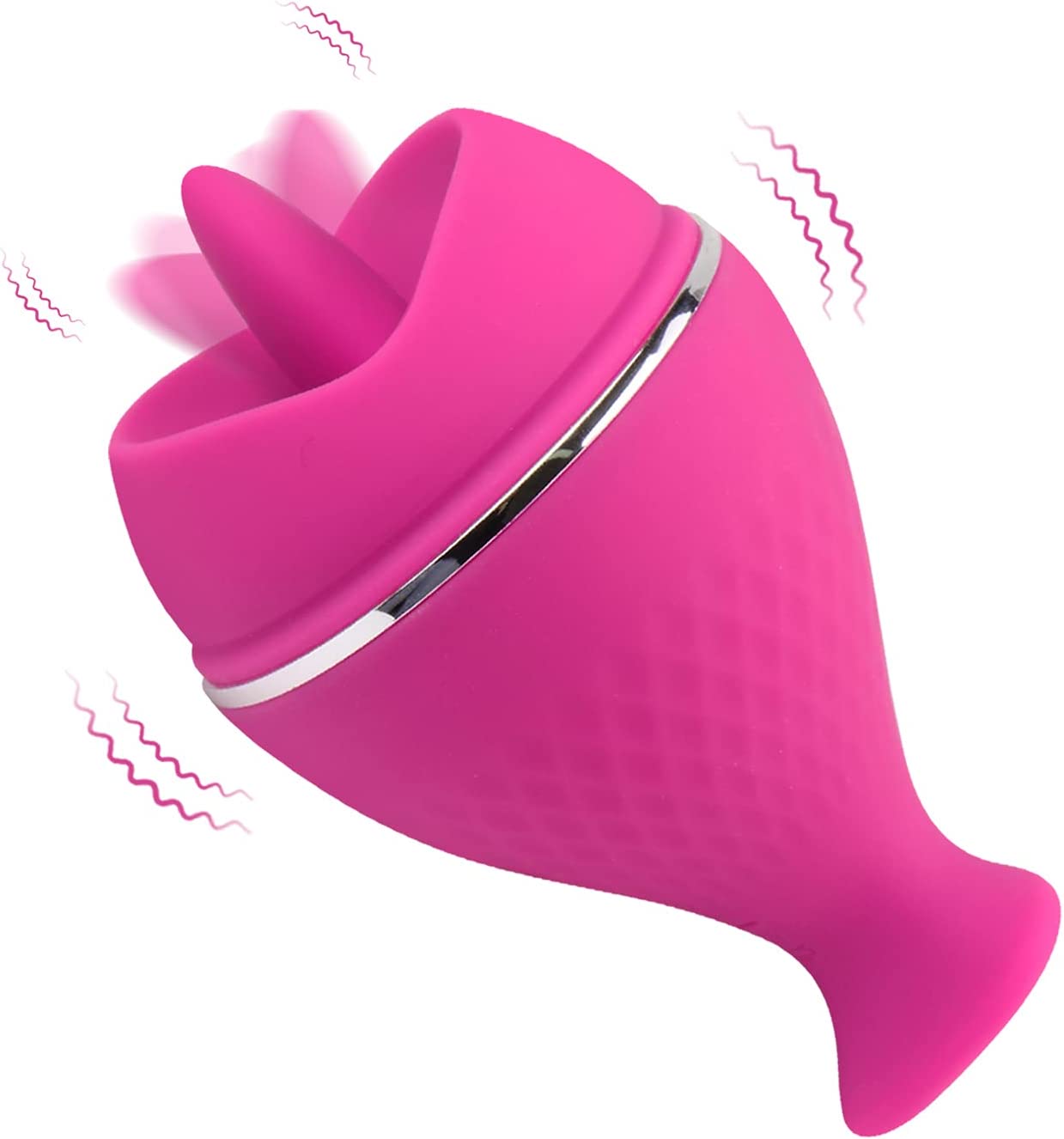 Clitoral Licking Vibrator for Women with 10 Intense Vibration Modes, Clit Tongue Massager Vaginal Breast Nipple Anal Vibrator Adult Sex Toys for Famale Masturbator & Couples