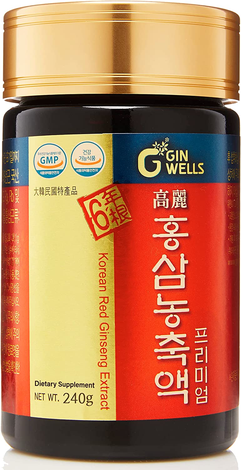 ILHWA Pure Concentrated Red Ginseng Extract (1.76oz, 50g) - 100% Korean Panax Root 50,000mg. 6 Years Grown. Tea