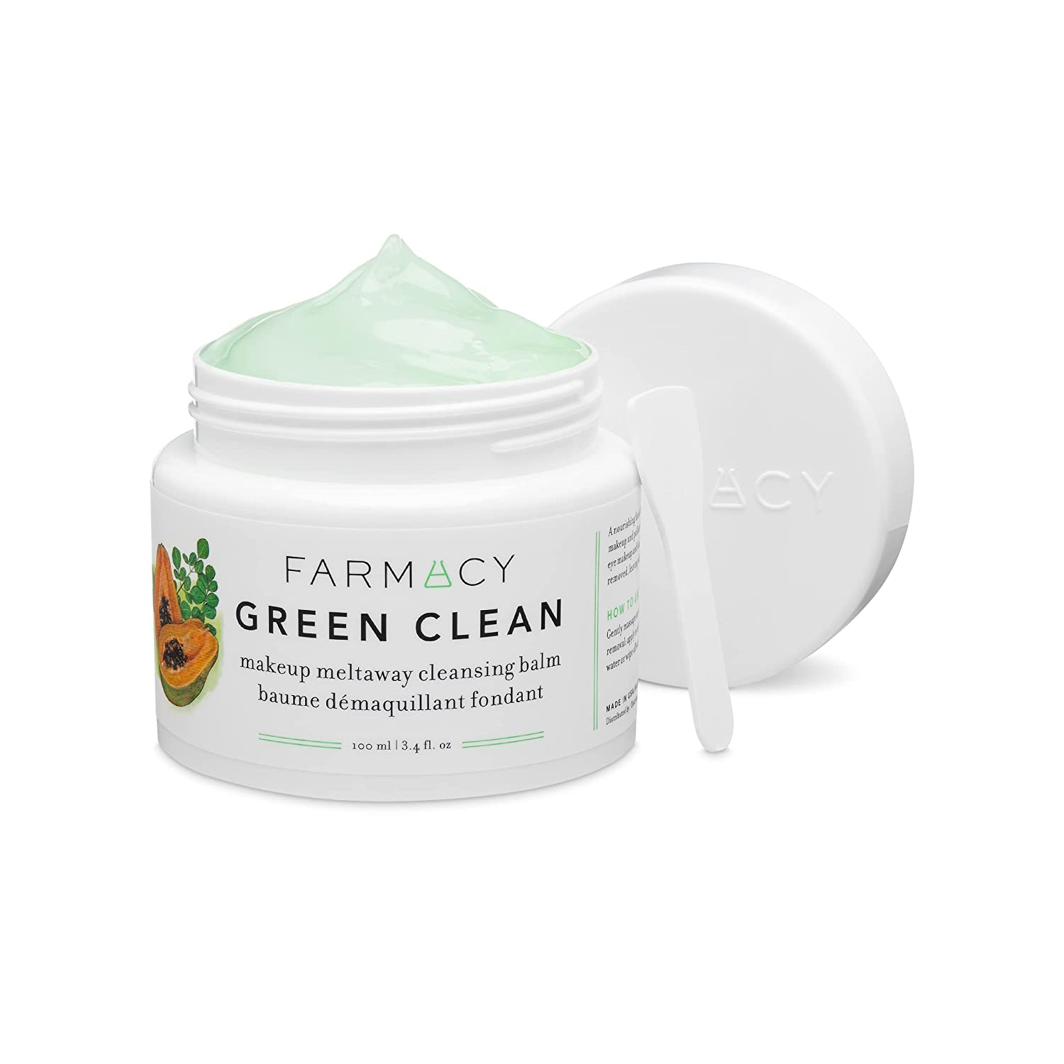 Farmacy Natural Makeup Remover - Green Clean Makeup Meltaway Cleansing Balm Cosmetic, 100ml