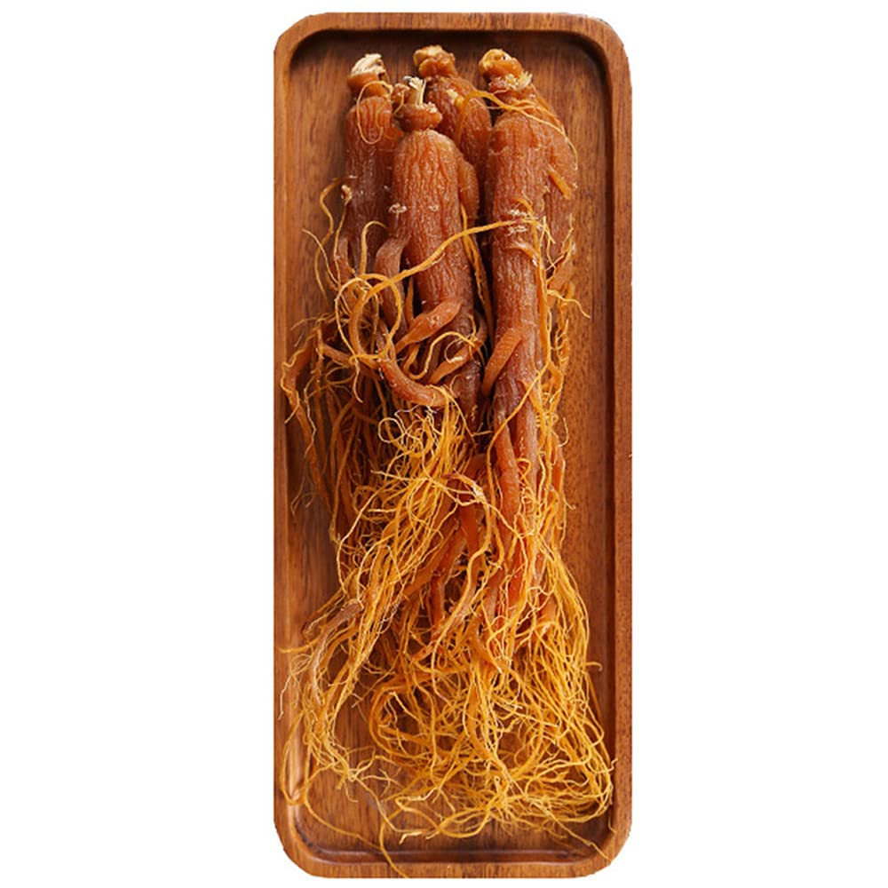 Red Ginseng Roots Whole Root Pieces - Red Panax Ginseng Roots Ginseng Red Ginseng Korean Red Ginseng Supplement Red Ginseng Tea Energy Chews (500 Grams /1.10 lbs)
