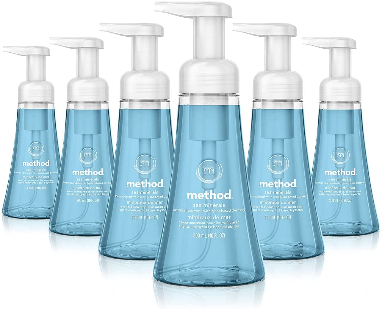Method Foaming Hand Soap, Sea Minerals, 10 oz, 6 pack, Packaging May Vary